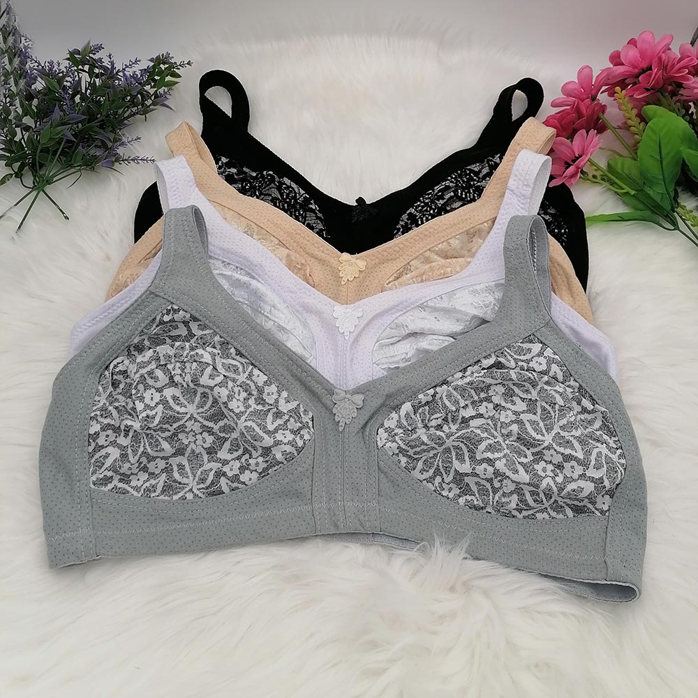 Bra Wanita Cup Besar C D E F G - Cotton Bra Everyday ulasan dan harga