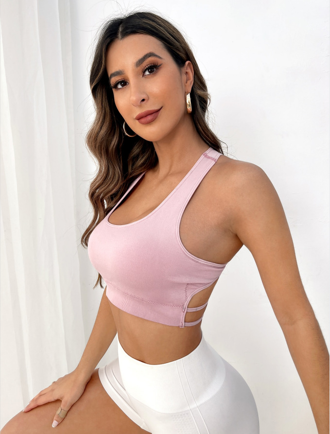 Bra olahraga bernapas atasan k - Plunge Bra Push Up ulasan dan harga