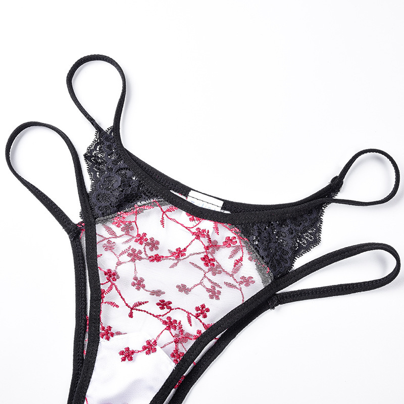 Set Lingerie Wanita Set Bra Re - Lace Bralette Set ulasan dan harga